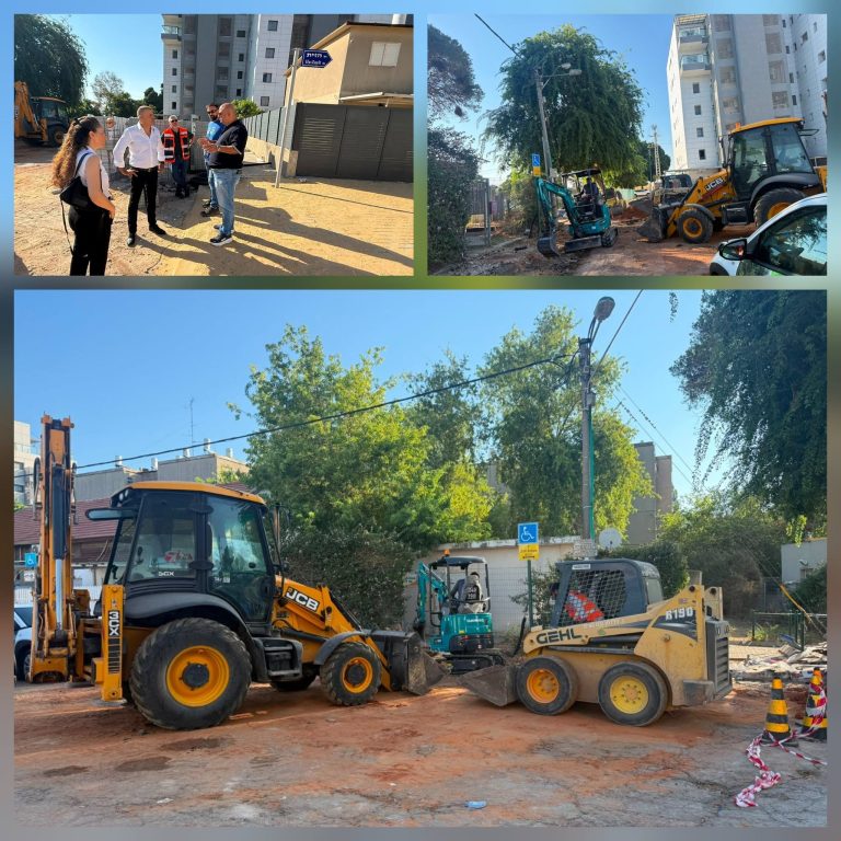 מתחדשים בשכונת גבעת אשכול: עיריית כפר סבא מקדמת בימים אלה עבודות תשתית ושדרוג ברחובות השכונה